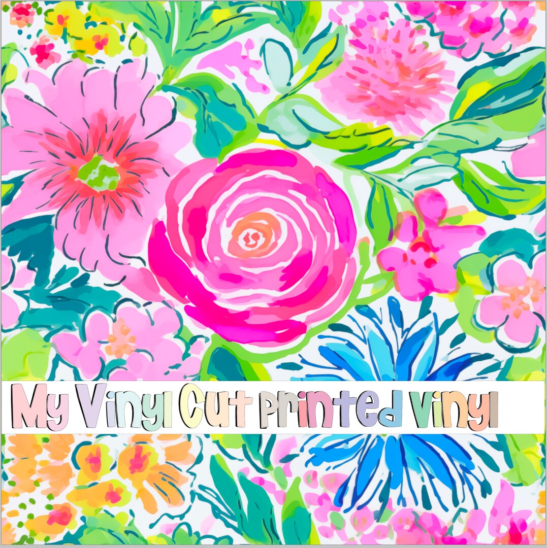 Sweet Preppy Floral Vinyl Sweet Preppy Floral Vinyl